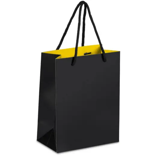 Yellow Altitude Finery Mini Paper Gift Bag